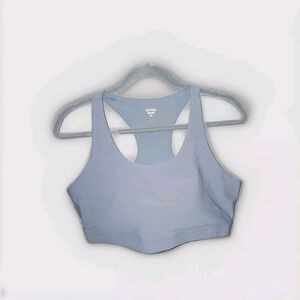 Calme Endurance Scoop Neck Sports Bra Racerback XL Size Extra Large Black 100289